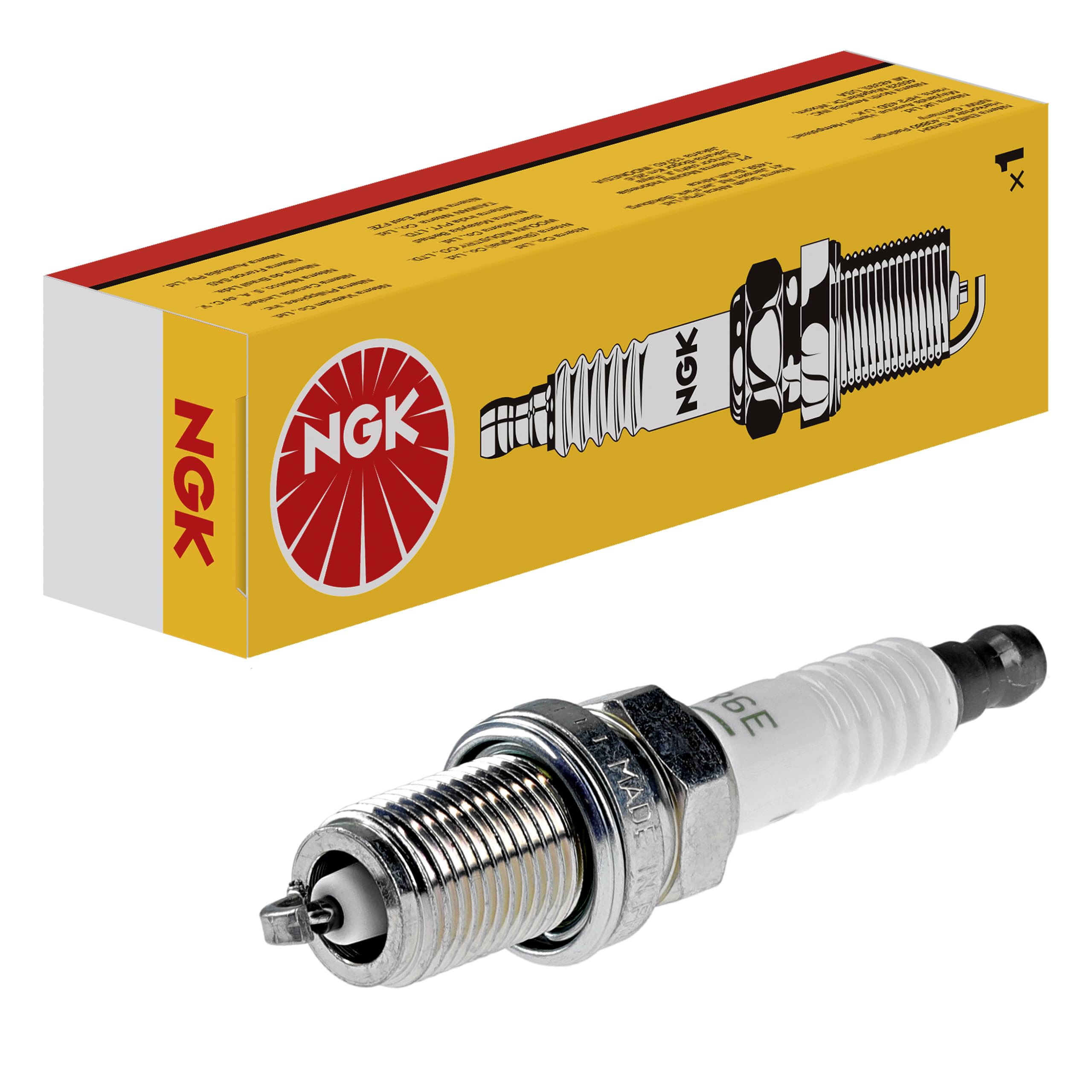 شمع ان جی کا(NGK)  پایه کوتاه تک پلاتین E6BKR 6962